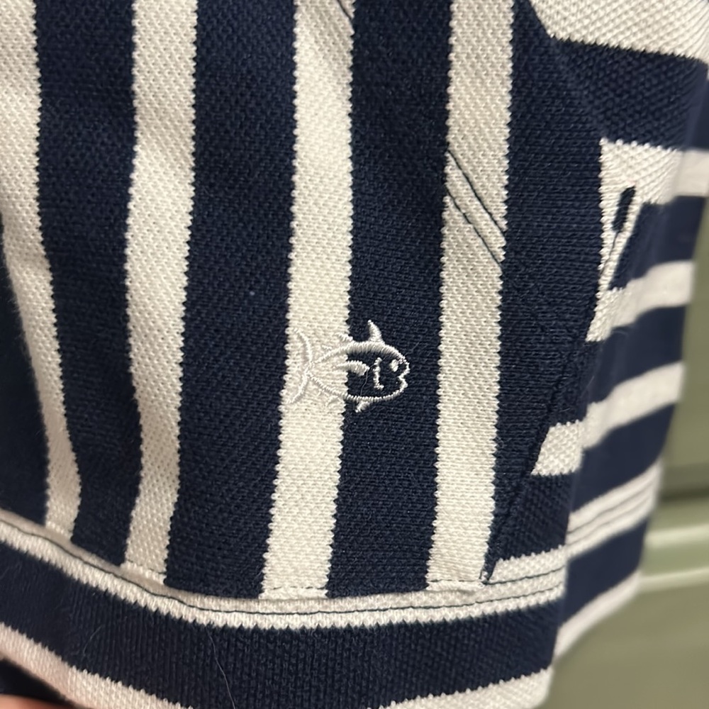 Southern Tide Nautical Striped Beach Sweater - Picture 4 of 7